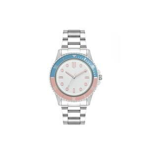 Women’s Silver Tone Watch Stainless Steel Bracelet New In Box Gift